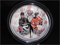 Dale Earnhardt Sr and Dale Earnhardt Jr clock