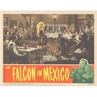The Falcon in Mexico  1944 original vintage lobby