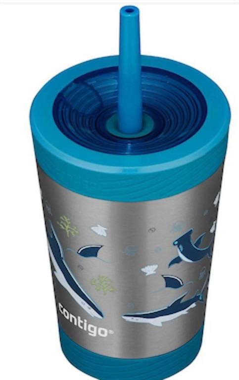 Contigo 12oz Kid's Steel Tumbler - Sharks