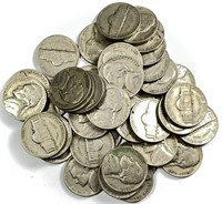 Roll of 1947-P Jefferson Nickels