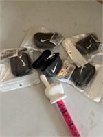AirPod cases, Nike. - silicone soft shells.