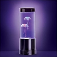 9in Black Indoor Jellyfish Table Lamp with RGB LED