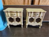 Vintage French Colonial Night Stands