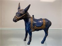 Antique Cast Iron Donkey Bank