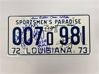 Autograph COA Jaws License Plate