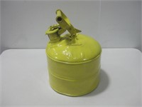 9"x 9" Yellow Gas Can