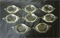 Set of  Vintage Glasbake Deviled Crab Glass Dishes