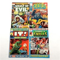 4 Marvel 15¢-20¢ Horror Comics