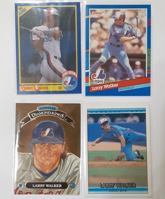 BASEBALL TRADING CARDS-LARRY WALKER