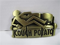 NEW "COUCH POTATO" BELT BUCKLE