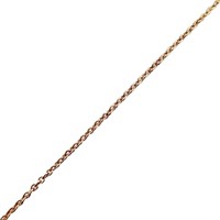 18" Rolo Link Chain Necklace 10k Yellow Gold