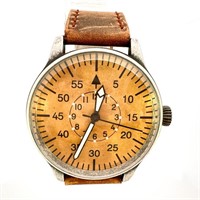 Mil-Tec Retro Mechanical Dial Aviator Watch