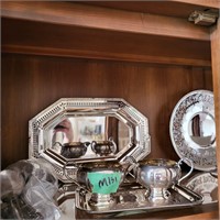 M131 Top Shelf Silver plated items