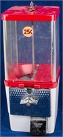 Classic Vintage Coin Operated Gumball Machine