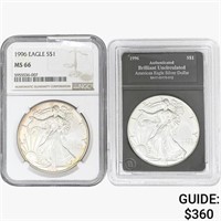 [2] 1996 Silver Eagle  BU/MS