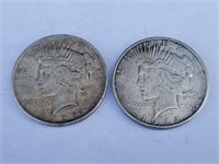 1922-D & 1923-D Silver Peace Dollars