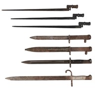 Collection of 7 Military Bayonets