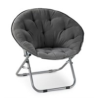 YSSOA Comfy Saucer Chair, Folding Chair, Soft