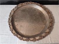 20" Silver Plated Serving Platter