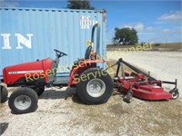 MF Tractor w/Bush Hog ATH 600 Shredder   KEY