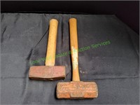 (2) Sledge Hammers w/ Hickory Handles