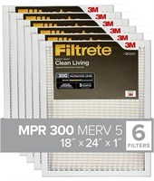 Filtrete 18x24x1 AC Furnace Air Filter, MERV 5,