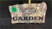 Harley Davidson garden Stone