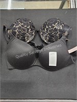 2- victoria secret bras size 32A (display case)
