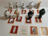Miniature Vase Collection with COA 1980