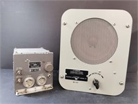 NOS Military Ship Speaker + WW2 Aircraft Radio