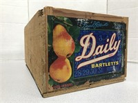 Daily Brand Bartletts produce crate