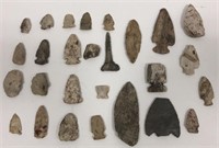 27 Authentic Native American Stone Artifacts