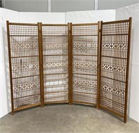 Mid Century Teak Dressing Screen