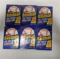 1988 Fleer 6 Packs of Baseball Cards