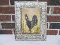 10x12" Metal Rooster Wall Decor
