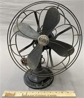 Delco Oscillating Cast Iron Fan (Works)