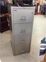 Four-drawer fire king filing cabinet