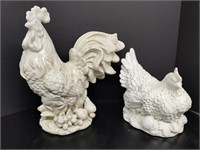 Ceramic Decorative Rooster group