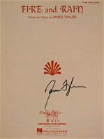 James Taylor signed sheet music