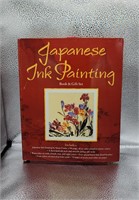 JAPANESE INK PAINTING AND BOKK SET