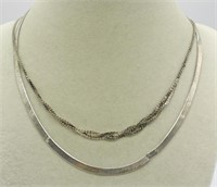 2 Sterling Necklaces