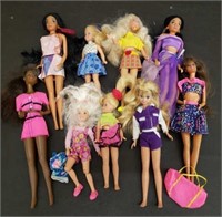 Lot of Barbies & Other Dolls