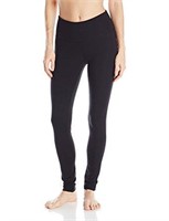 Hanes Women's M Stretch Jersey Legging, Black,