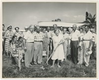 8x10 Group photo breaking ground