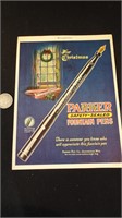 1919 Parker Lucky Curve Fountain Pens Magazine Ad
