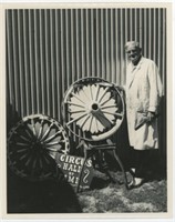 8x10 Hoyt with Circus Hall of Fame wagon wheel