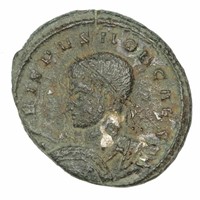 Crispus AE Nummus Ancient Roman Coin