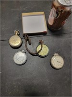 Lot of Pocket Watches, Westclox, Biltmore