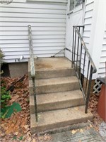 Back entrance & stairs are narrow & difficult