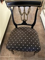 MCM Black & Gold Chair